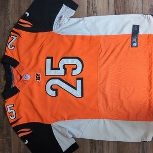 Nike On-Field Cincinnati Bengals NFL Authentic Jersey-Bernard 25